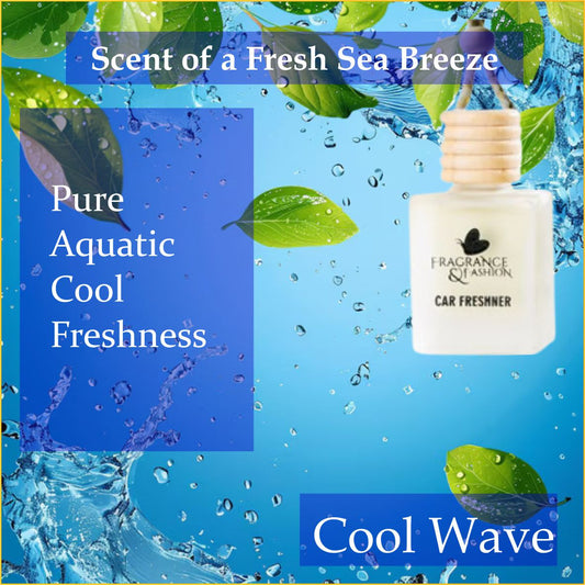 6. Cool Wave-Car Air Freshener 10 mL "Scent of a Fresh Sea Breeze"  FREE SHIPPIING